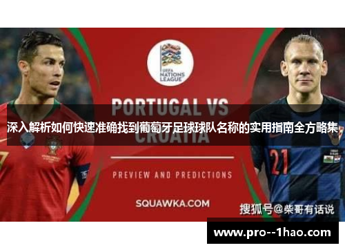 深入解析如何快速准确找到葡萄牙足球球队名称的实用指南全方略集